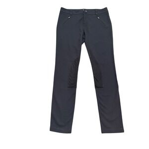 Cabi #941 Womens Size 6 Brown‎ Ponte Riding Legging Pockets Zip Fly Pants